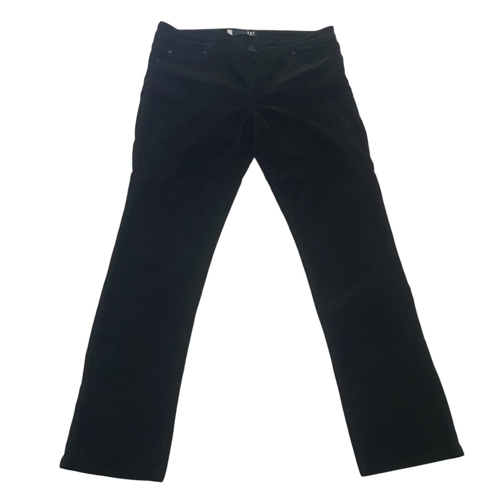 KUT from the Kloth Catherine Boyfriend Black Corduroy Pants Stretch
Size 10